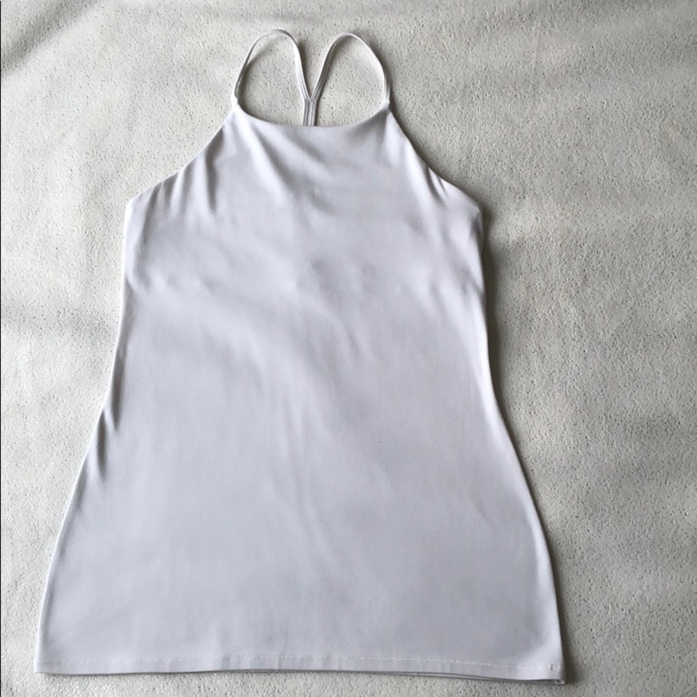 Lululemon sun setter tank white size 6